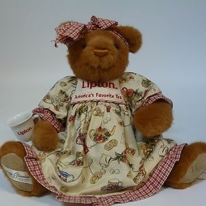 LIPTON TEA BEAR, COLLECTIBLE , SOMETHING FOR  MOM
